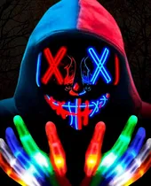 Comprar Halloween Mask Led Light Up Purge Mask With