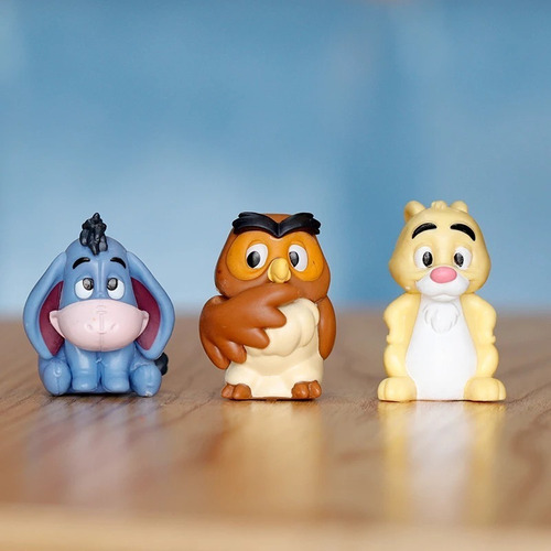 Winnie Pooh Mini Figuras Coleccionables Disney 10pz