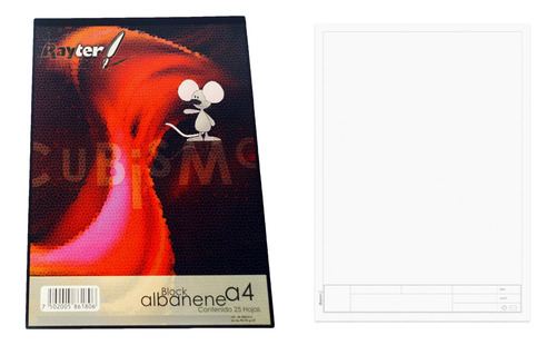 Papel Albanene A4 Block Con 25 Hojas Rayter