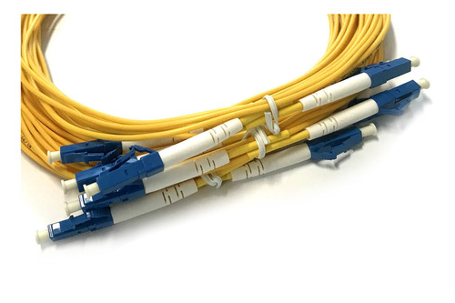 10x Cordão Óptica Patch Cord Lc/upc X Lc/upc Sm 2 M 2.0mm Nfe