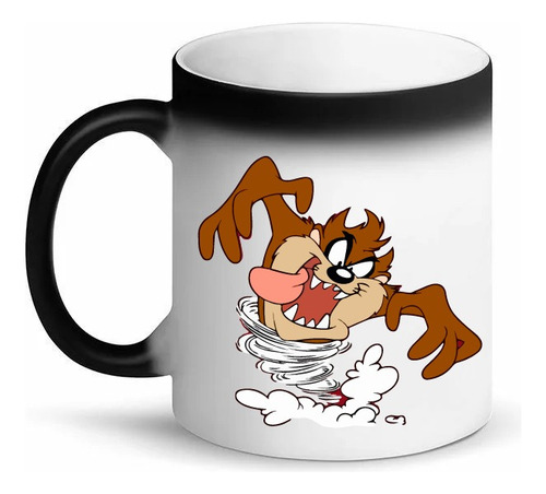 Taza Mágica Tazmania Cambia De Color