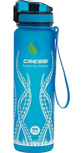 Cressi H2o Frosted, Pulpo Azul, 600 Ml