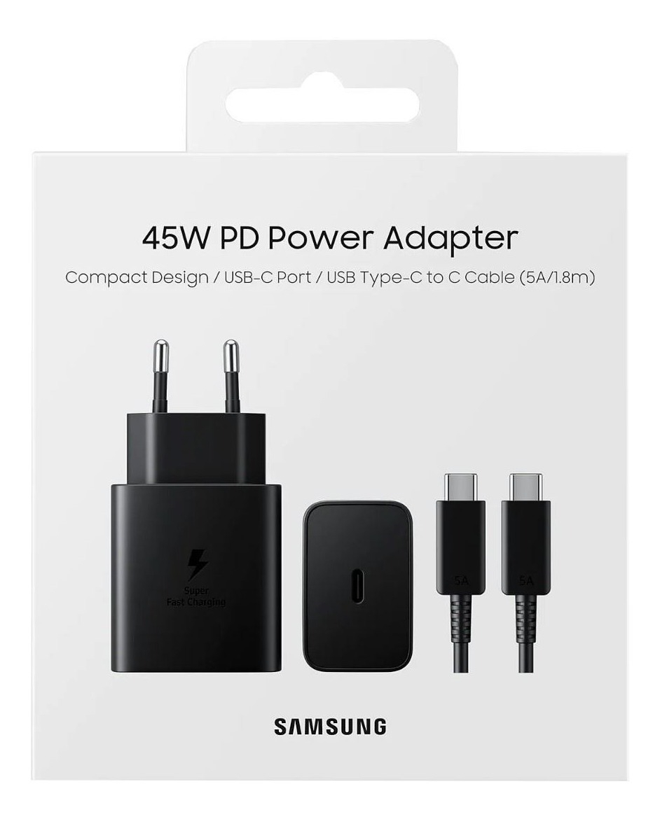 Cargador Samsung 45w S23+ Y S23 Ultra Super Rápido Macrotec