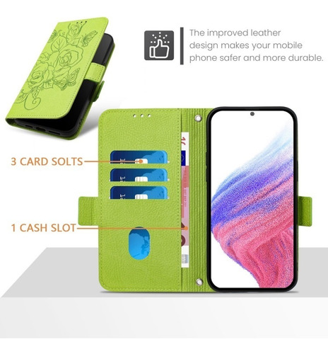 Funda Rosas Con Estampado For Samsung Galaxy A16/a54/a24