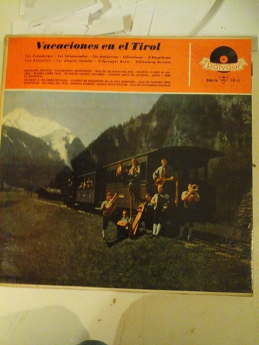 Vinilo 3821 - Vacaciones En El Tirol - Polydor 