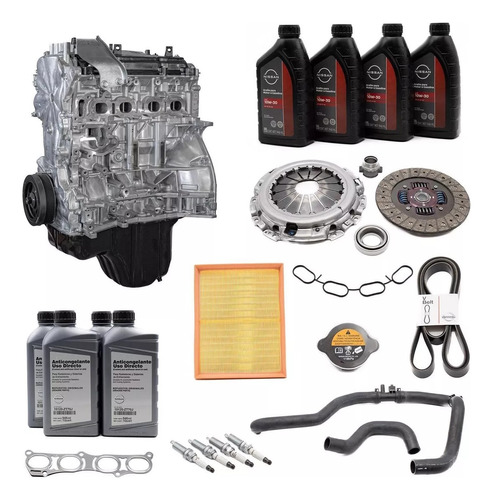 3/4 Motor Para Np300 2019 + Kit De Regalo Nissan