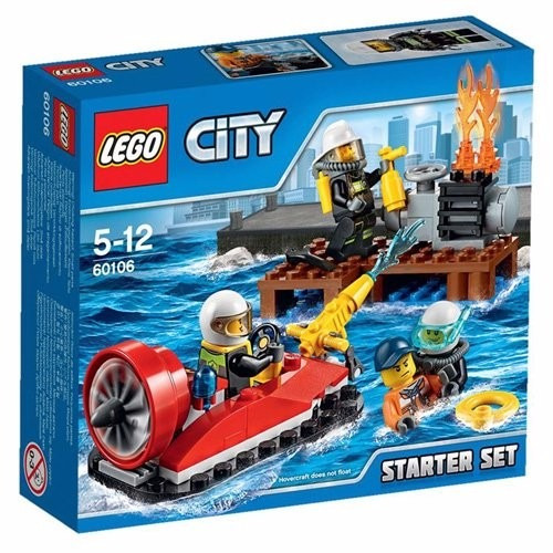 Educando Lego City 60106 Bomberos Set Inicial Construcción