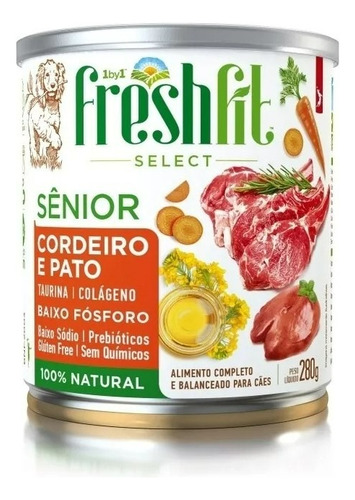 Combo Leve 6 Pague 4 Freshfit Select Spin Lata 280g - Sênior