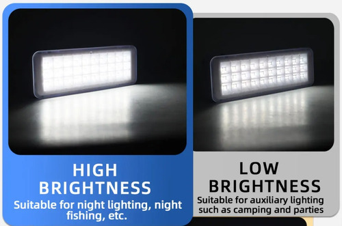 Luz De Emergencia Led Potente Recargable 30 Leds 220v
