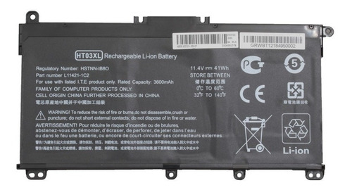 Bateria Compatible Con Hp Ht03xl L11119-855 14-ck