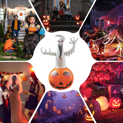Decoraciones Inflables Led De Halloween Inflable Fantasma De