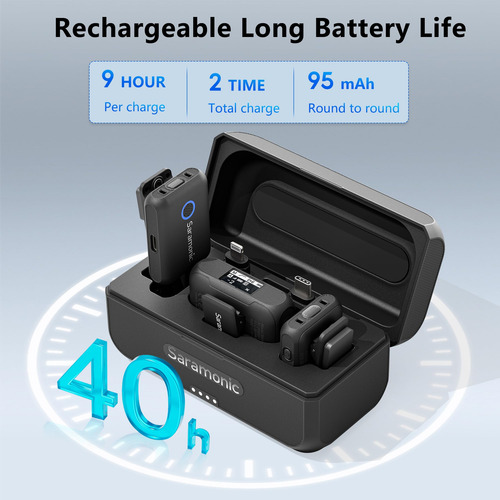 Micrófono Lavalier Inalámbrico Para Smartphone 150 Metros Al