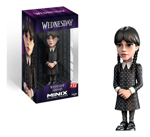 Figura Minix Colletible Figurines Wednesday Addams Merlina