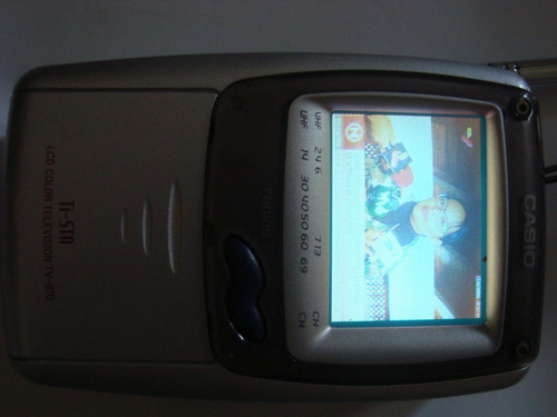 Imagen 2 de 6 de Mini Tv Portatil A Color Marca Casio Modelo Tv-970 De 2.3
