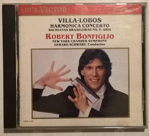 Robert Bonfiglio - Villa Lobos Harmonica Concierto - Cd Usa