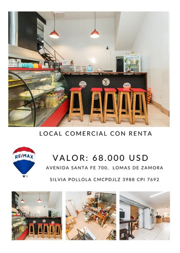 Imagen 5 de 6 de Local Comercial En Venta Zona Muy Comercial Sobre Av. Sta Fe