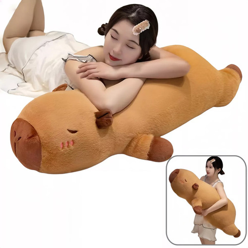 Xu Almofada De Pelúcia Para Capivara, Para Dormir Durant