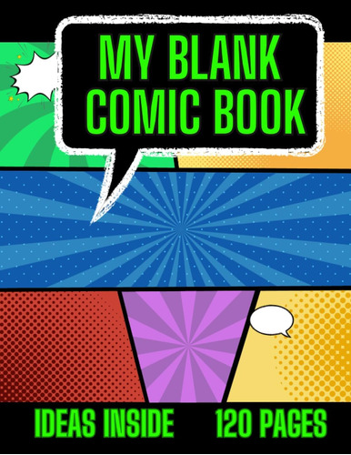 Libro: My New Blank Comic Book: Book Gift, Blank Comic Book 