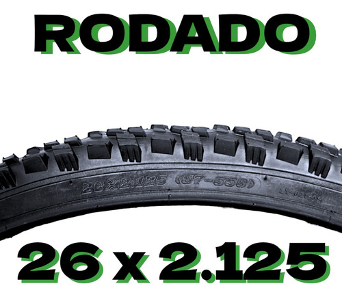 Kit 2 Llantas 2 Camaras R 26x2.125, Parche Para Bicicleta Color Negro Reforzado Taquete Todo Terreno