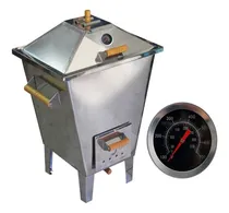 Comprar Churrasqueira Bafo Forno Defumador Inox 8kg Termômetro