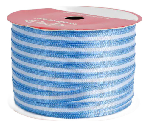Cinta Bandera Argentina Cordón De Oro N°1 6mm X 100m Rollo
