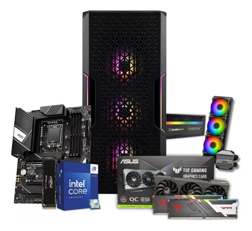 Computador Gamer I9 14900k Ram 64gb Ssd 2tb Rtx4070 12gb