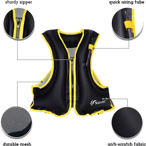 Chaleco Salvavidas Inflable Para Aprender A Nadar Flotador