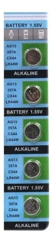 Pila Alkalina Lr44 Ag13 Relojes Auriculares Etc. X 2