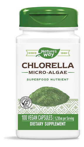 Natures Way Chlorella 100caps