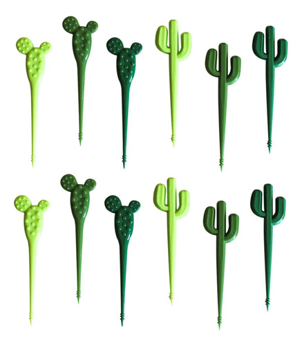 Palillos Para Aperitivos Fruit Forks, Para Fiestas, Postres,