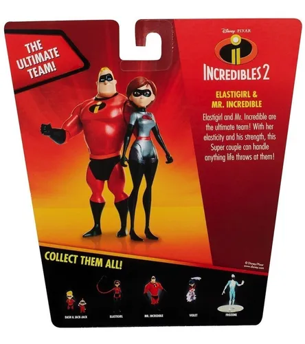 Los Increibles 2 - Mr. Increible + Elastigrl Papa Y Mama