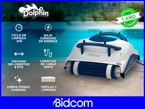 Robot Barrefondo Dolphin Pool Up + Kit Mantenimiento