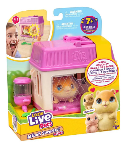 Little Live Pets 26626 Mama Surprise Minis con Hamster Juguete Interactivo Sorpresa