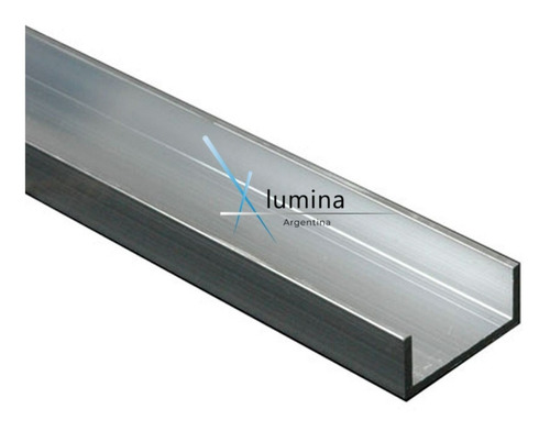 Perfil U Aluminio 66mm X 35mm X 1,5 X 3mts Distribuidor!