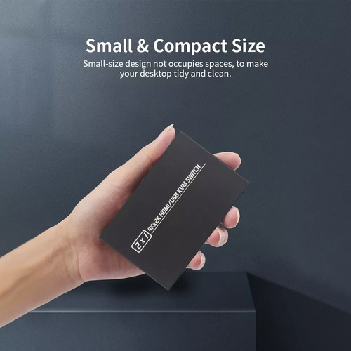 Conmutador Usb Kvm Y Hdmi H Hub Compatible Con 4k