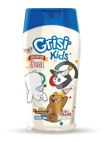 Grisi Kids Shampoo 3 En 1 We Bare Bears 300ml