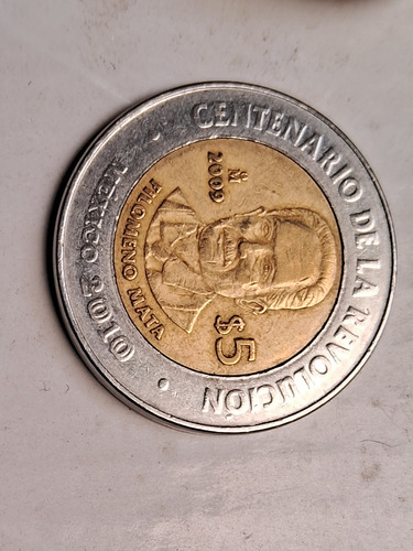 Moneda Centenario De La Revolución Mexicana Filomeno Mata 