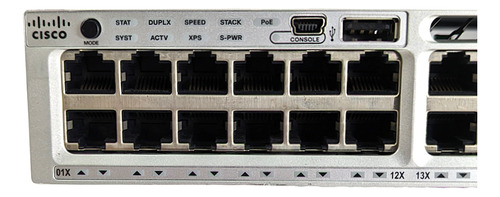 Switch Cisco Administrable C3850 48 Puertos Poe Gigabit