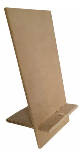 Soporte Porta Celular Fibrofacil X2 - Mdf Porta Celular