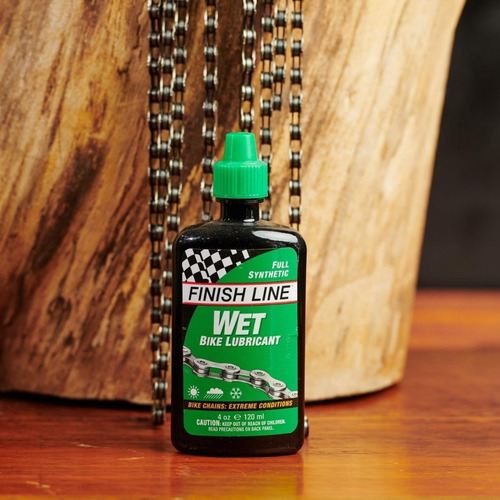 Lubrificante Óleo Finish Line Wet Umido 120ml Bicicleta
