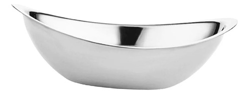 Ensaladera Acero Inoxidable, Cuenco Moderno Para Plata M