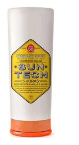 Protetor Solar Sun Tech Fps 50 Não Escorre Água Resiste 5 Hs