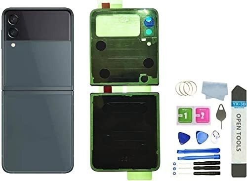 Tapa De Repuesto Trasera Para Samsung Z Flip 3 Verde 