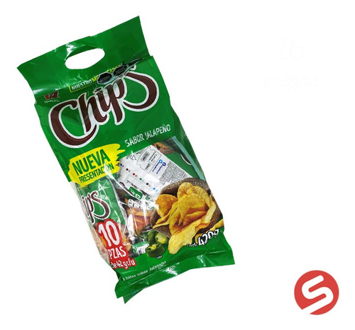 Chips Jalapeño 420grs 10pzs