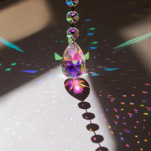 2x Adornos Colgantes For El Hogar De Cristal De Colibrí De
