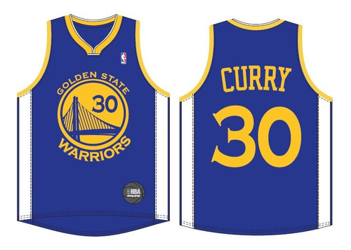 Camiseta Basquet Nba Golden State Warriors - Local Olivos