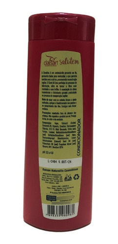 Kit Shampoo, Condicionador, Mascara, Leave-in Salutem Dalsan