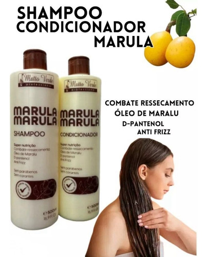 Shampoo Marula Super Nutrição Matto Verde 500ml