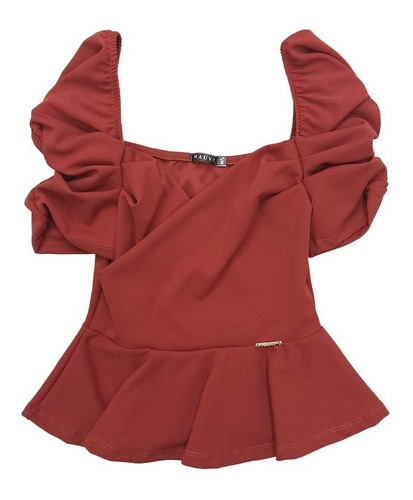 marsh337 Blusa Manga Bombacha Cruzada marsh337 Blusa Manga Bombacha Cruzada