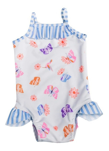 Malla Traje De Baño Enteriza Bkl Para Bebe Nena Pileta